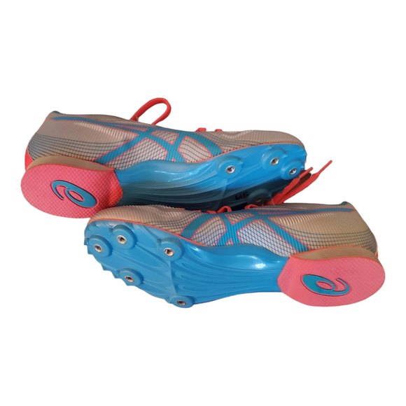 Asics Womens Size 7.5 Hyper Rocket Girl Track & Field Shoes Grey Blue - Picture 5 of 5